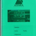 Cuaderno Atenea A5 cuadros 4mm Papel 90gr (color aleatorio)