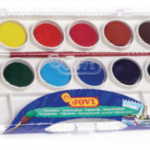caja de acuarelas JOVI 12 colores