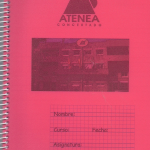 Cuaderno Atenea A5 pauta cuadros 5mm Papel 90gr