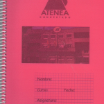 Cuaderno Atenea A5 pauta cuadros 4mm Papel 90gr